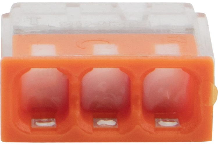 

Клемма Rexant 07-3217 с пастой СМК 2273-243, 3-проводная 0.5-2.5 мм2, прозрачная, 07-3217