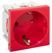 фото Розетка с заземлением EKF E2MR16-028-70