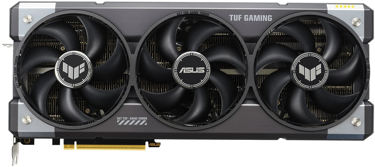 

Видеокарта PCI-E ASUS GeForce RTX 5080 TUF GAMING OC (TUF-RTX5080-O16G-GAMING) 90YV0M30-M0NA00 16GB GDDR7 256bit 5nm 2730/30000MHz 3*DP/2*HDMI, GeForce RTX 5080 TUF GAMING OC (TUF-RTX5080-O16G-GAMING)
