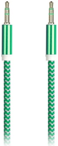 

Кабель SmartBuy A-35-35 green AUX 3.5-3.5 мм (M-M), 1 м, зеленый, нейлоновая оплетка, /100, A-35-35 green