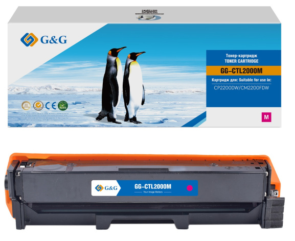 Изображение товара Картридж G&G GG-CTL2000M пурпурный совместимый для лазерных МФУ Pantum