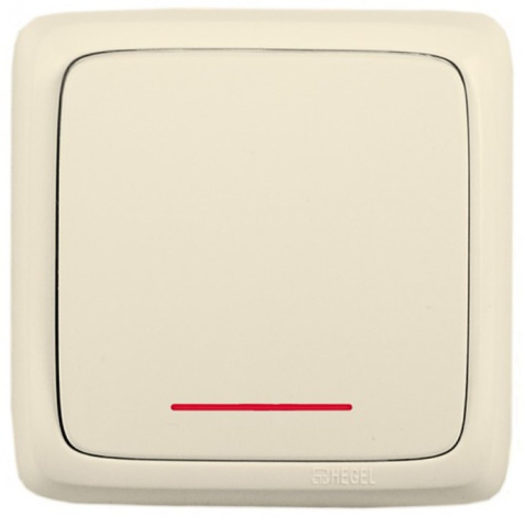 Изображение товара Одноклавишный переключатель HEGEL ВА16-164-01 для электросетей