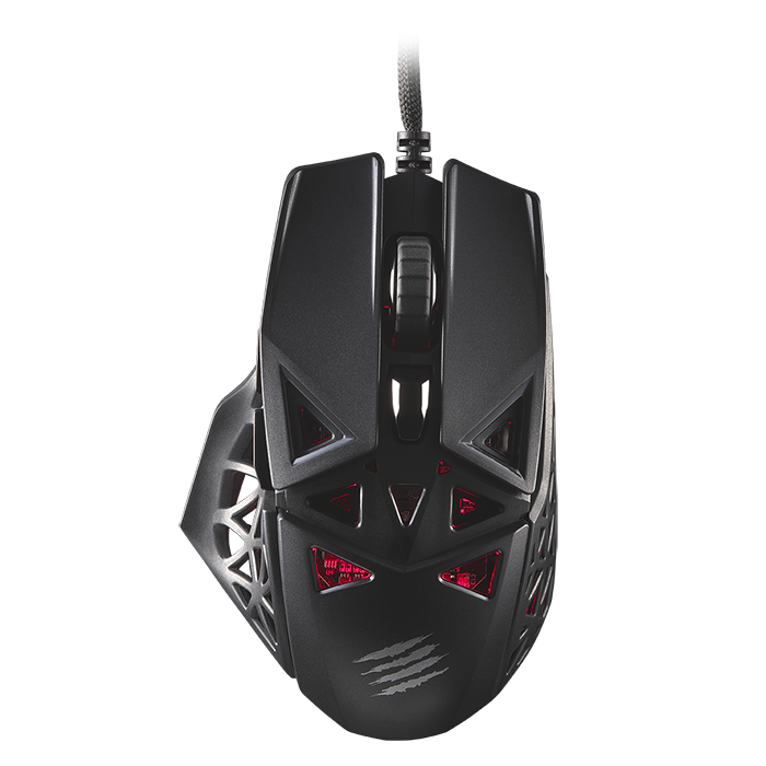 

Мышь Mad Catz M.O.J.O. M1 MM04DCINBL000-0 игровая, чёрная, PMW3360, USB, 6 кнопок, 12000 dpi, RGB подсветка, M.O.J.O. M1