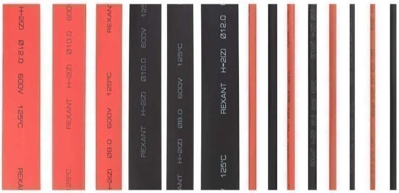 

Набор Rexant 29-0106 термоусаживаемых трубок ТУТ нг №6 MAXIMUM 2:1, упаковка 14 шт. по 10 см, 29-0106