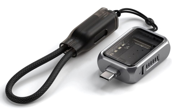 Изображение товара Внешний корпус Satechi ST-E2230M для M.2 NVMe SSD USB Type-C серый алюминий