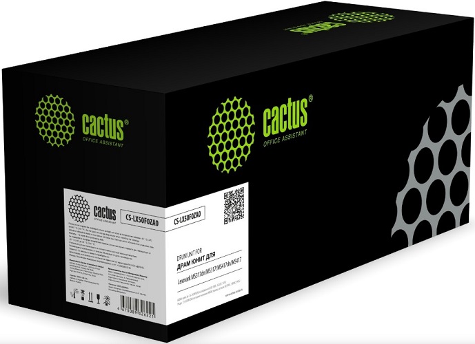 

Блок фотобарабана Cactus CS-LX50F0ZA0 ч/б:60000стр. для MS317dn, MS317, MS417dn, MS417 Lexmark, CS-LX50F0ZA0