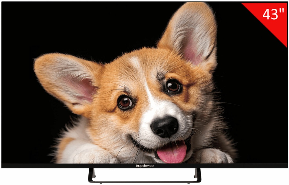 

Телевизор TopDevice TDTV43CS03U_BK 43"/UHD/VA/Smart YaOS/1.5-8 Гб/BT/черный, TDTV43CS03U_BK