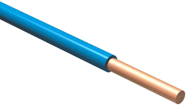 Изображение товара Провод ККЗ ПуВнг(А)-LS 1х1.0 синий 100 метров для электромонтажа