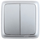 фото Выключатель двухклавишный  HEGEL ВА16-153-06 в Санкт-Петербургe