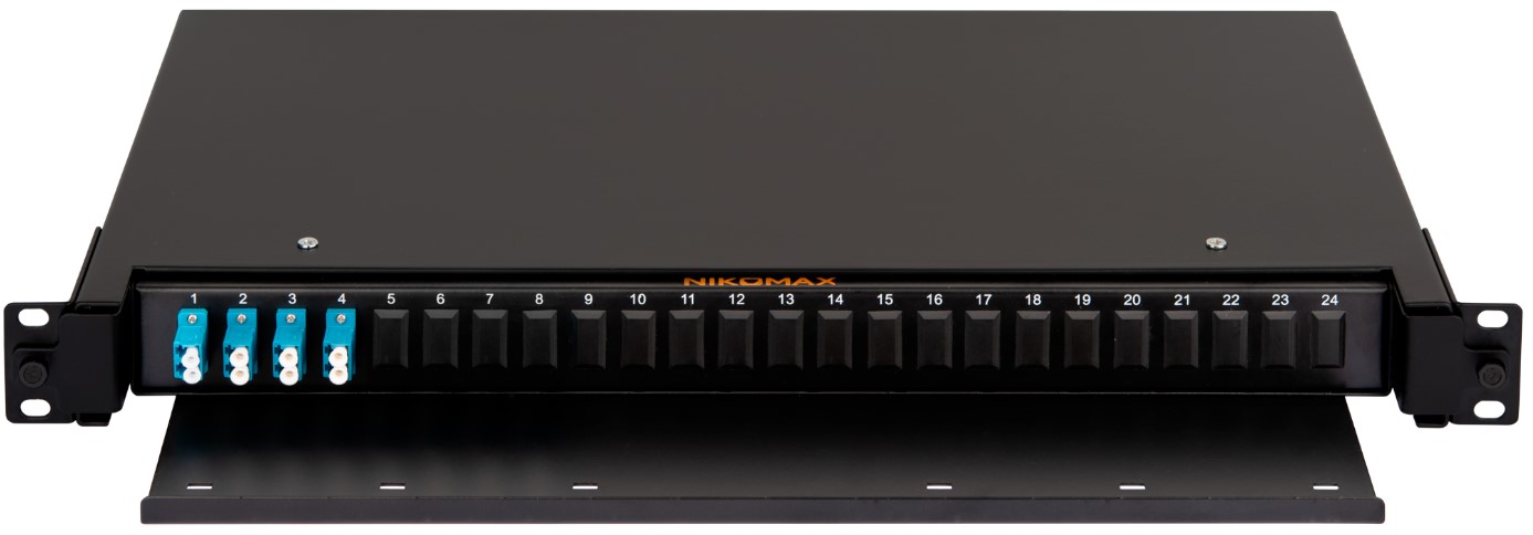 

Кросс оптический стоечный NIKOMAX NMF-RP08LCUS2-TS-P1-1U-BK 19" Premium Line, 1U, укомплектованный на 8 портов LC/UPC (4 двойных LC/UPC адаптера), SM, NMF-RP08LCUS2-TS-P1-1U-BK