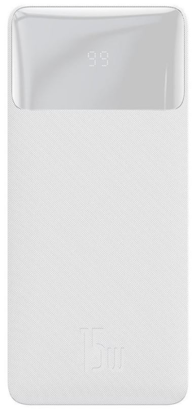

Аккумулятор внешний портативный Baseus PPBD050102 Bipow Digital Display White, PPBD050102