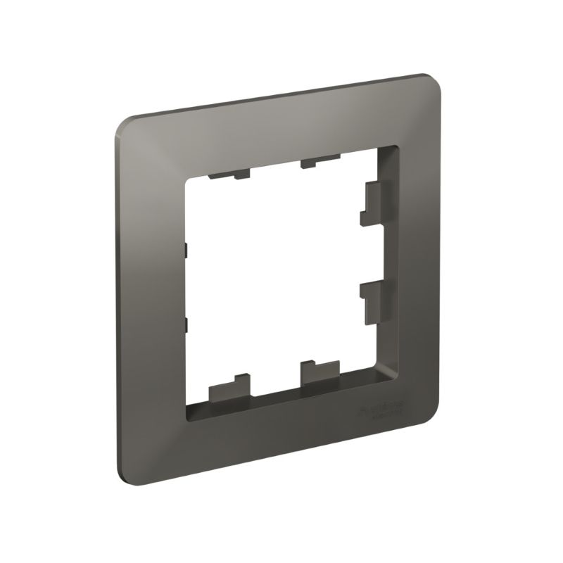 

Рамка одинарная Systeme Electric ATN220901 ATLASDESIGN AIR СТАЛЬ/дымчатый черный, ATN220901