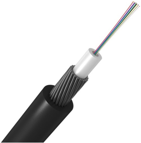 Изображение товара Волоконно-оптический кабель Cabeus STW-9-01x04-ARM-SW-PE-OUT 4 волокна, диаметр 8 мм