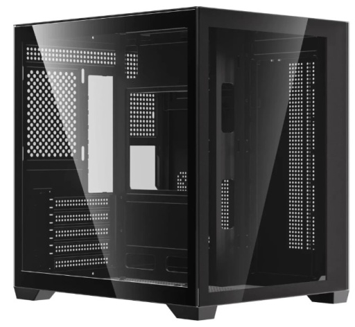 Изображение товара Корпус ACCORD ACC-ZMS03 Mini Tower стальной стекло с И/О сверху