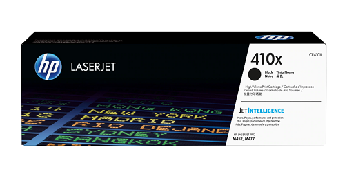 

Картридж HP 410X CF410X черный для HP LJ Pro M452/M477 (6500стр.), 410X