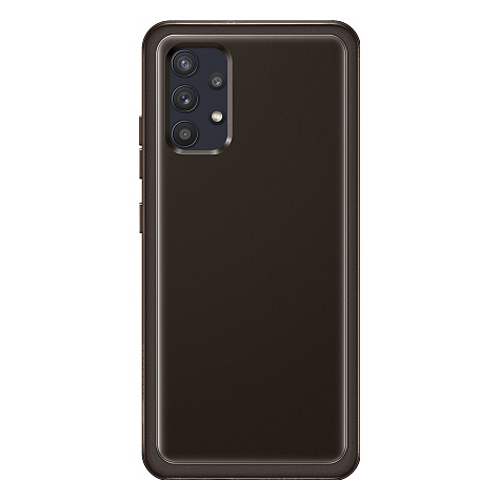 

Чехол - накладка Samsung EF-QA325TBEGRU Soft Clear Cover A32, чёрный, EF-QA325TBEGRU