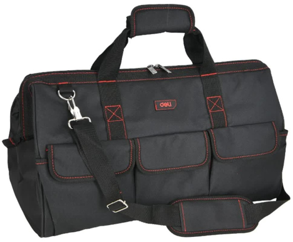 Изображение товара Сумка для инструментов Deli DL430904 Black Edition вместительная водостойкая