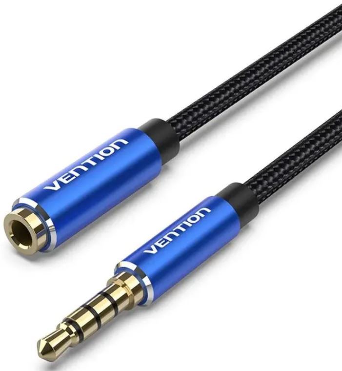 

Кабель удлинительный Vention BHCLF аудио Jack 3,5 mm M/Jack 3,5 mm F - 1 м, BHCLF