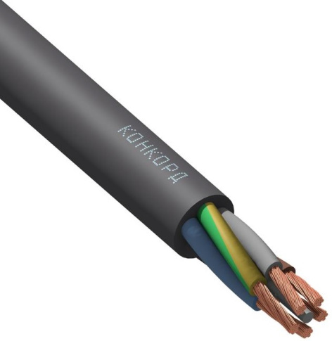 Изображение товара Кабель Конкорд KGtP HL 5х4 кабель переменного и постоянного напряжения 4 мм2 14 9 мм