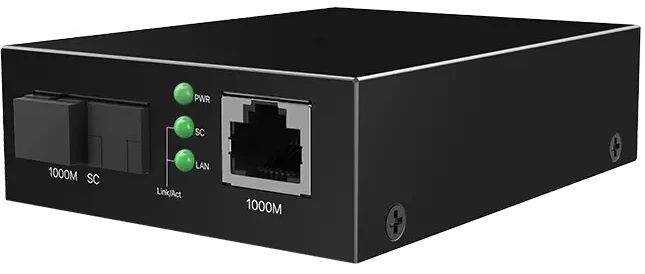 

Медиаконвертер Tenda TFC300A одномодовый, RJ-45x1 Гбит/с, SCx1 Гбит/с, до 3 км, TFC300A