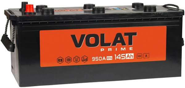Изображение товара Авто аккумулятор VOLAT VPT1453 145 Ач 12 В грузовой надежный и мощный