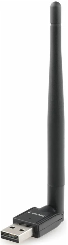 

Адаптер сетевой Gembird WNP-UA-011 WiFi 150 Мбит, с антенной, USB, 802.11b/g/n, MT7601, WNP-UA-011