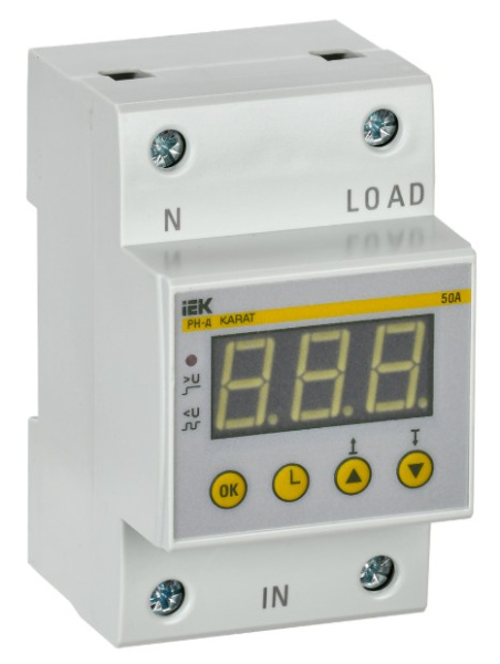 Изображение товара Реле IEK IVR31-1-50 автоматический выключатель для защиты электросети 50 А