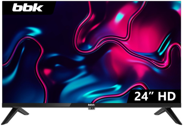 Изображение товара BBK 24LEM-1031 TS2C B телевизор 23.6 дюйма HD 720p без смарт функций