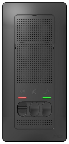 Переговорное устройство Schneider Electric BLNDA000016 Blanca (Домофон), 4,5В Антрацит