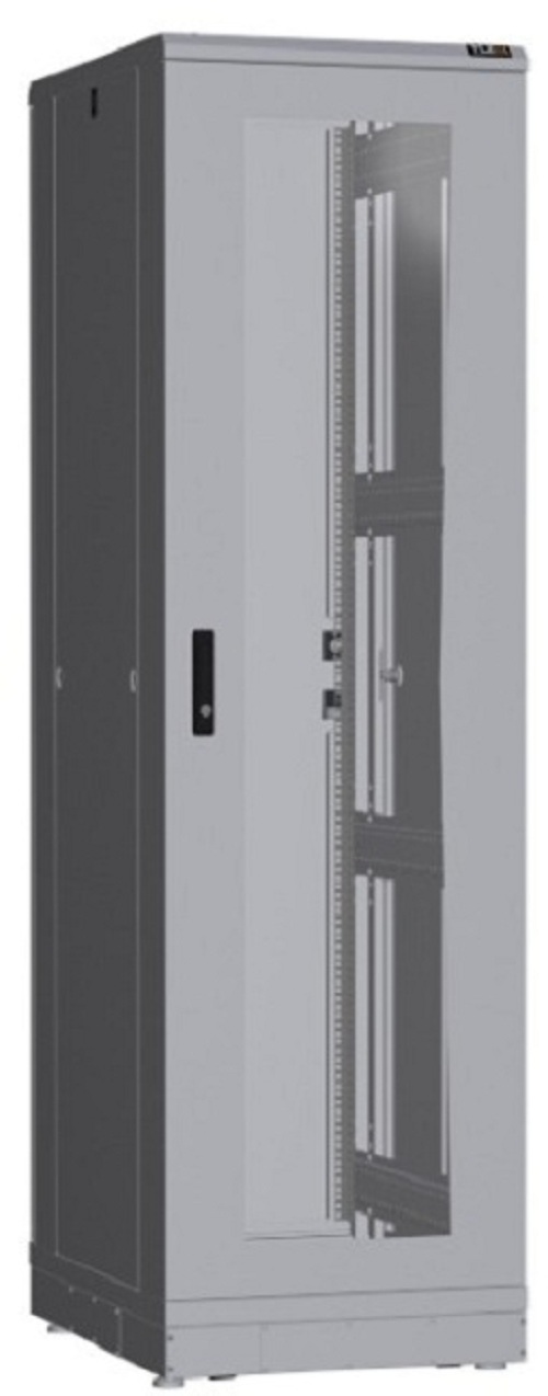 

Шкаф напольный 19", 42U TLK TFR-426080-GMMM-R2-GY дверь со стеклом и металлическая, металлические стенки, Ш600хВ2012хГ800мм, в разобранном виде, серый, TFR-426080-GMMM-R2-GY