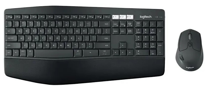 Клавиатура и мышь беспроводная (комплект) Logitech MK850 Perfomance BT черный, 920-008226/920-008232