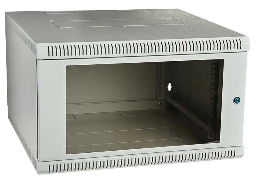 

Шкаф настенный 19", 12U ССД 130411-00751 телекоммуникационный сварной, ШТ-НСс-12U-600-500-С дверь стекло, 130411-00751