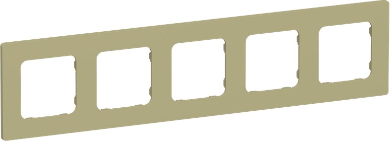 

Рамка пятерная IEK FI-M52-32-20-K26 FLITE РУ-5-К-ФлО оливковый, FI-M52-32-20-K26