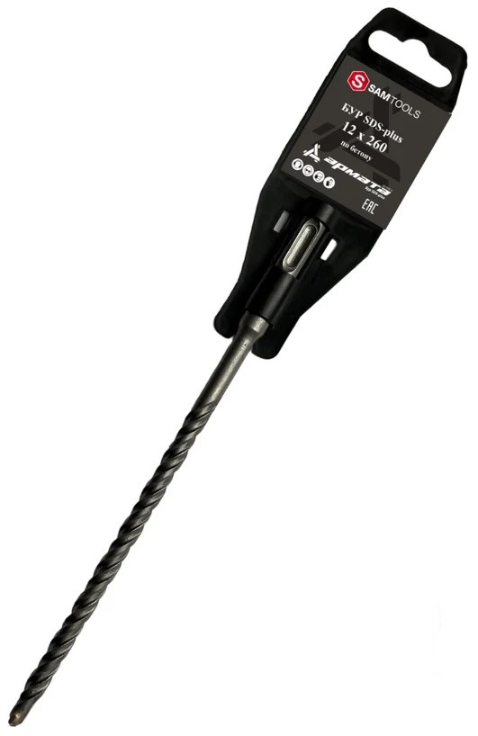 

Бур по бетону ООО САМ SAMC-008112260-10 SDS-plus 12x260 АРМАТА 10 шт, SAMC-008112260-10