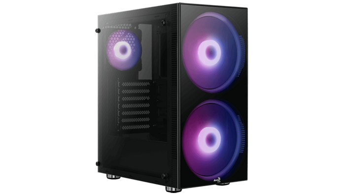 

Корпус ATX AeroCool Python 4718009158689 черный, без БП, передняя и боковые панели из закалённого стекла, USB 3.0, 2*USB 2.0, audio, Python