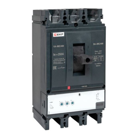 Изображение товара Автоматический выключатель EKF mccb99C-400-250 3Pol, серия PROxima