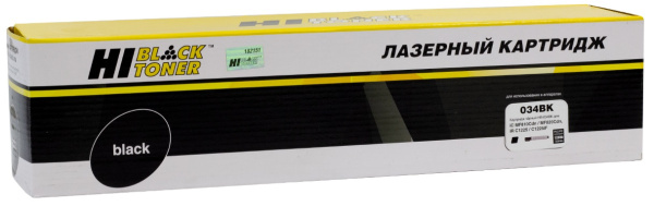Изображение товара Тонер-картридж Hi-Black HB-№034 Bk для Canon imageRUNNER C1225 и C1225iF черно-белый