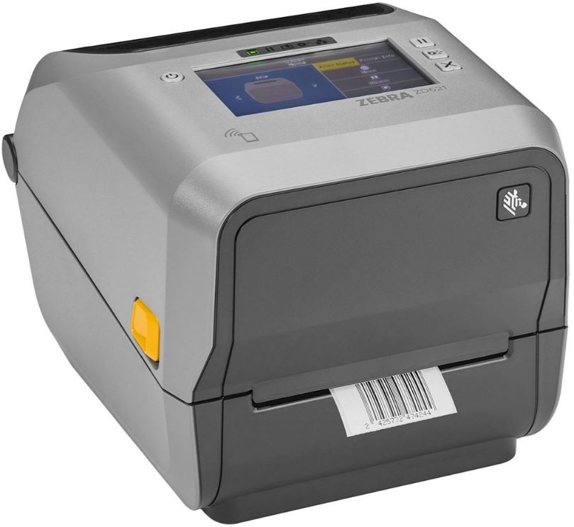 

Принтер термотрансферный Zebra ZD621 ZD6A143-309F00EZ (CN), TT, 4", 300 dpi, USB, USB Host, Ethernet, Serial, BTLE5, Color Touch LCD, ZD621