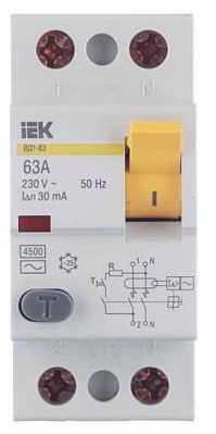 

УЗО IEK MDV10-2-080-300 2п 80А 300мА ВД1-63 АС, MDV10-2-080-300