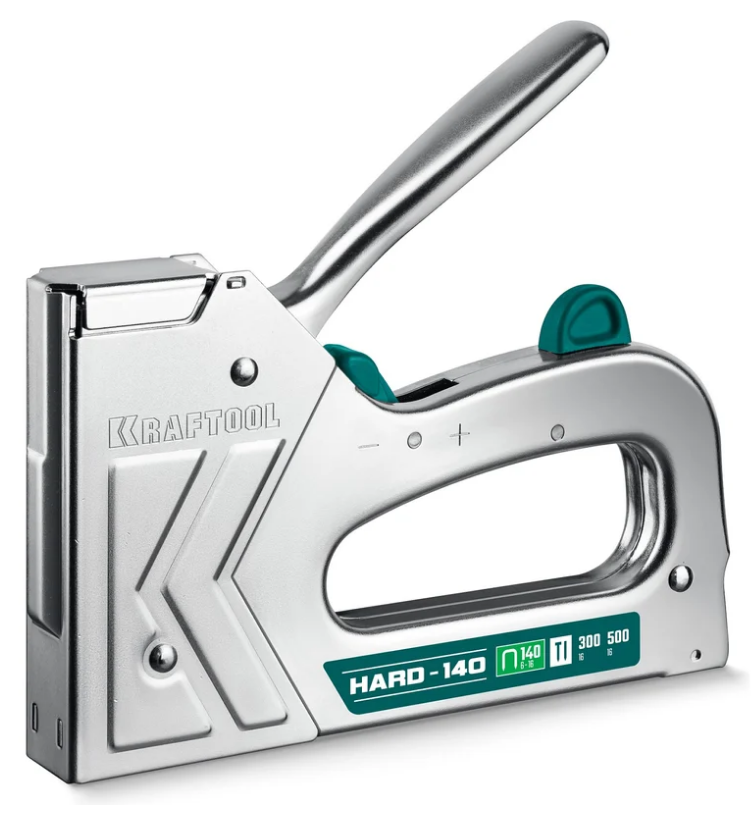 

Степлер Kraftool HARD-140 3185 Kraftool стальной тип 140, 300, 500, HARD-140
