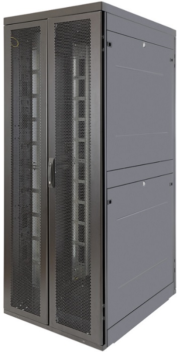 

Шкаф напольный 19", 42U Eurolan 60F-42-7A-95BL Rackcenter D9000 42U 750×1000, передняя дверь перфорированная двустворчатая, задняя дверь перфорированн, 60F-42-7A-95BL