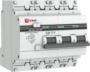 фото Автомат дифференциальный  EKF DA32-25-100S-4P-pro