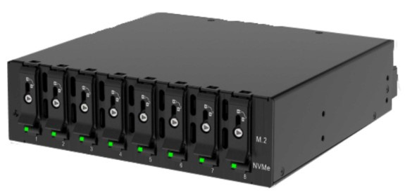 Изображение товара Корзина Procase K2-108-E1SG5-BK для организации SSD в серверных и станциях