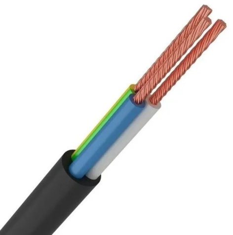 Изображение товара Провод ККЗ 01-8045-4 ПВС 3х1 мм2 с изоляцией ПВХ напряжение 750 В