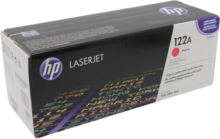 

Картридж HP Q3963A для принтера color LaserJet 2550/2820/2840 пурпурный (4000 - 5%), Q3963A