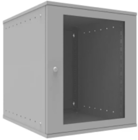 Изображение товара Настенный шкаф серии LITE 12U с стеклянной дверью для оборудования