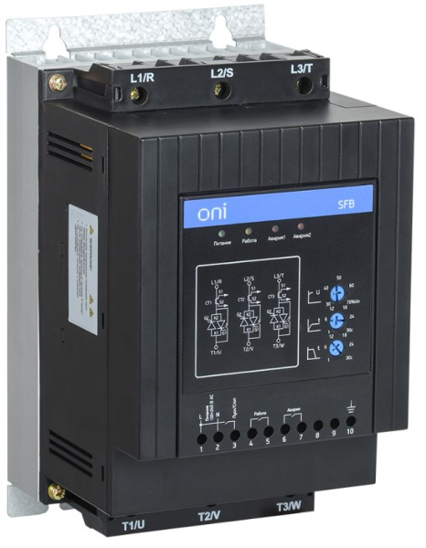 Изображение товара Устройство плавного пуска ONI SFB-33-22-E-10 для электродвигателей 22 кВт
