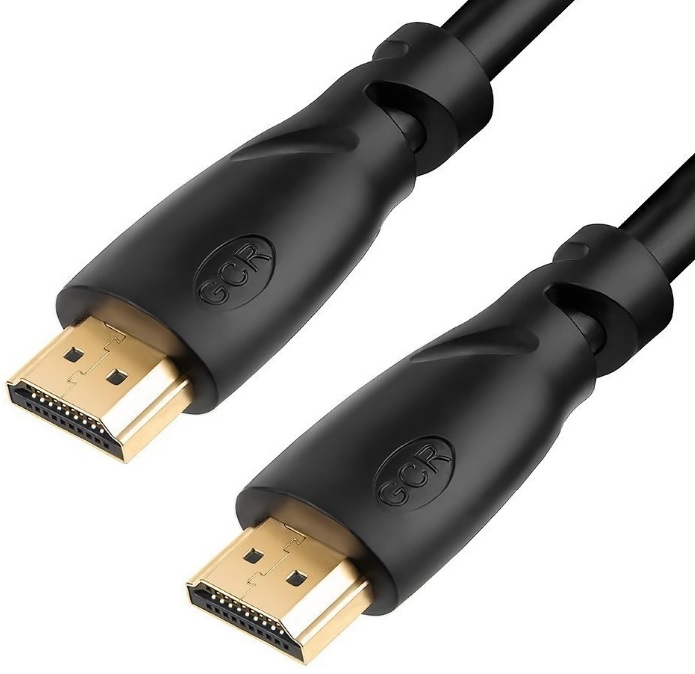 Кабель интерфейсный HDMI-HDMI GCR GCR-50542 Premium 2.0m v2.0 HDR Ultra HD 4K60 Hz/ 5K30Hz, 3D, Ethernet 18.0 Гбит/с, OD8.0mm, 28/26 AWG, черный