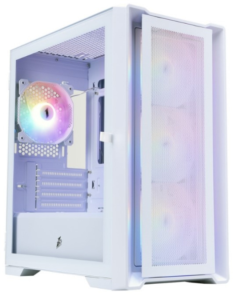 фото Корпус mATX 1STPLAYER TRILOBITE T4 MESH FRGB White в Омске