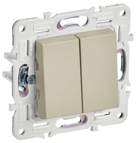 фото Переключатель двухклавишный  IEK SK-V22-0-10-K10 в Красноярске